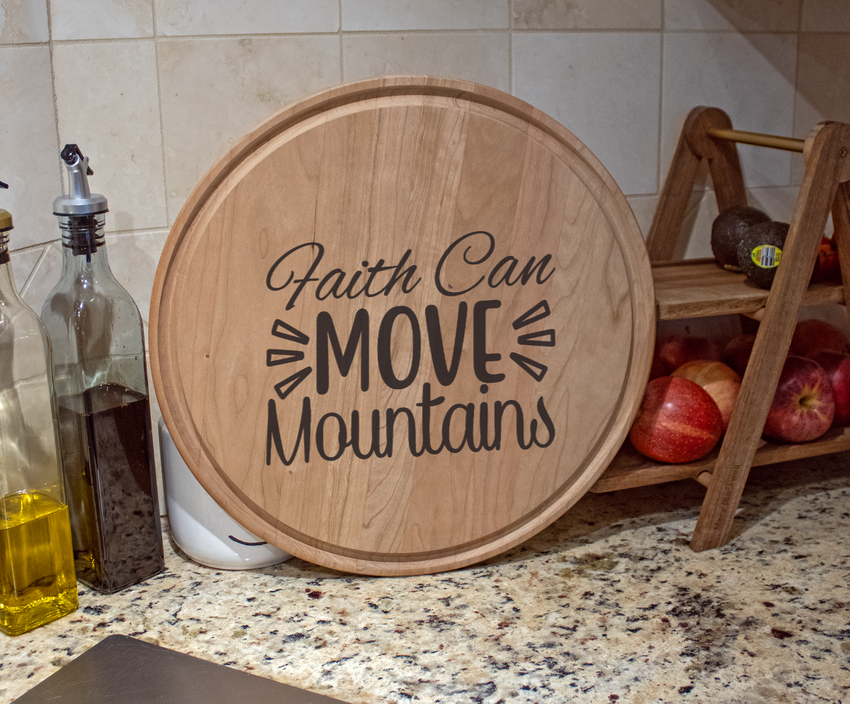 Faith Based Round Charcuterie Board