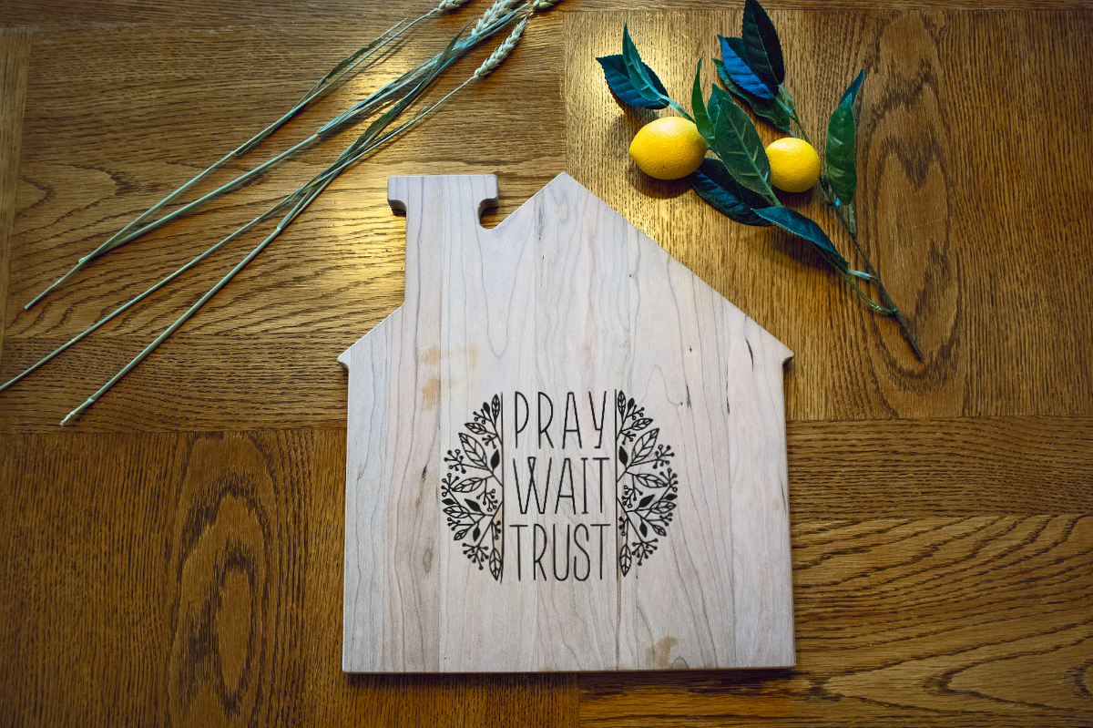 Faith Based House Shaped Board