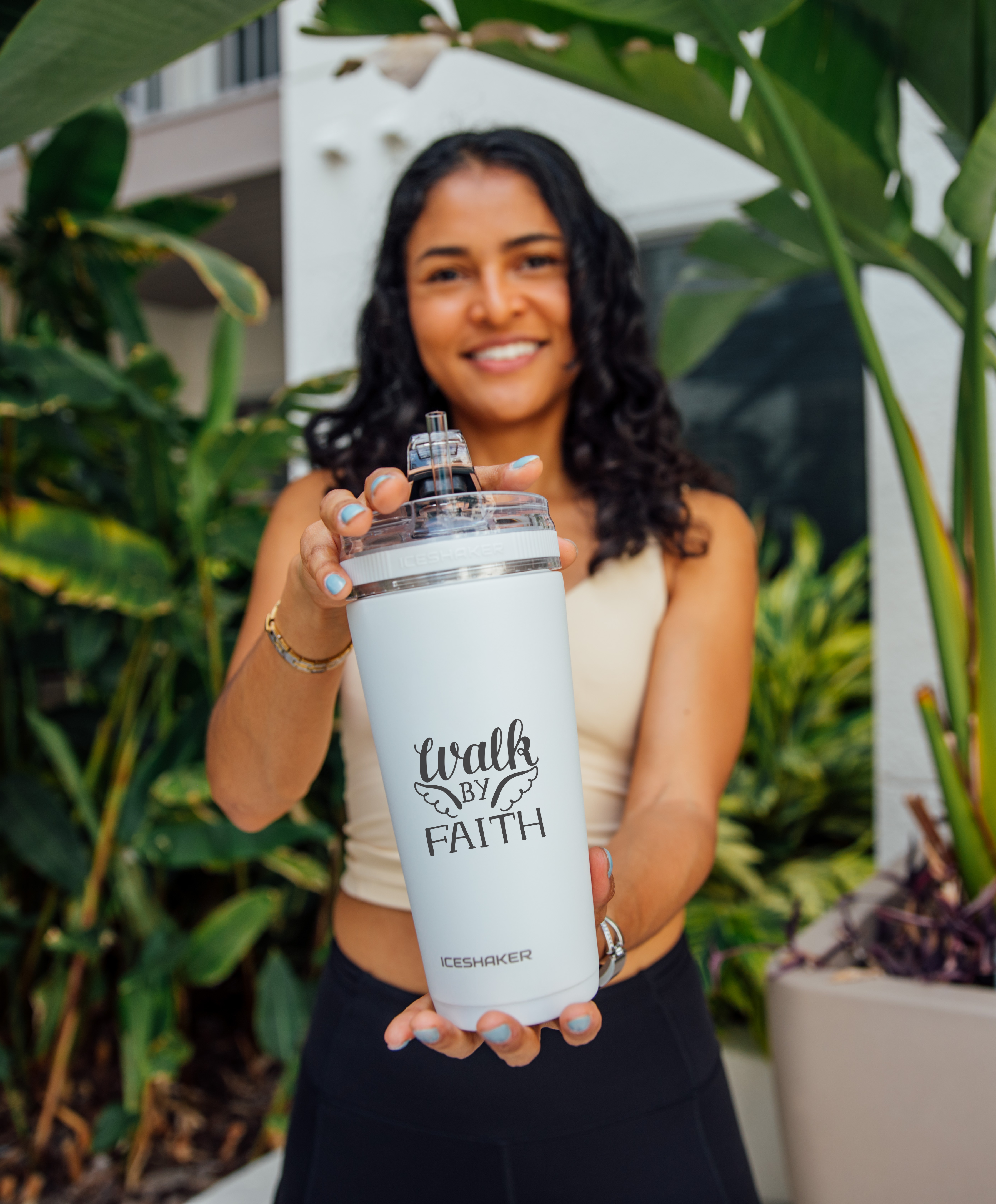 Faith Based 26 oz. Ice Shaker Flex Bottle