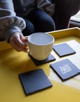 Faith Based Square Slate Coasters