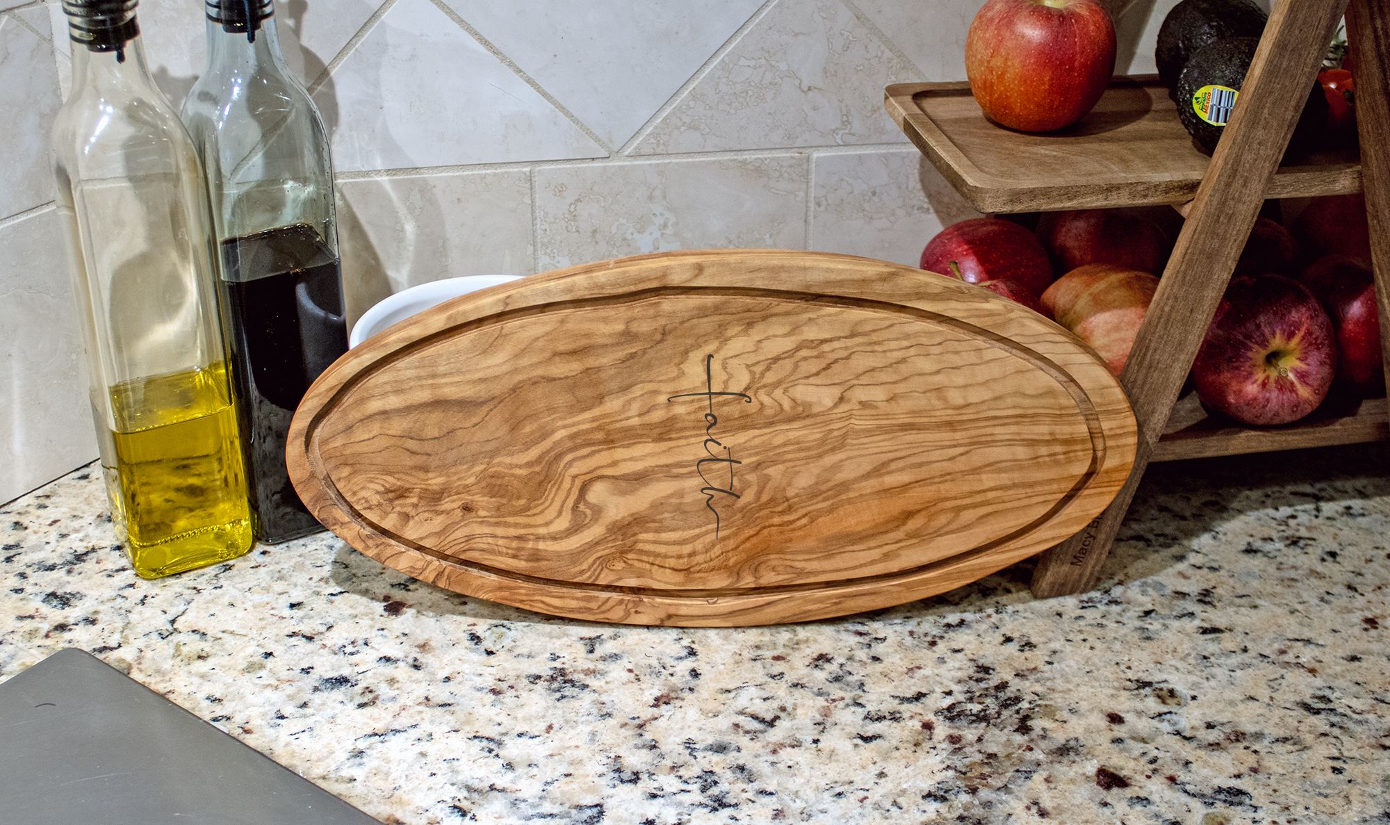 Faith Based Small Olive Board
