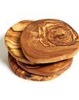 Faith Based Olive Wood Coasters